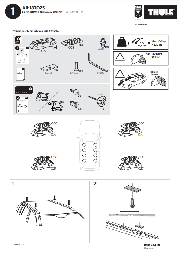 manual kit thule 1870025 1