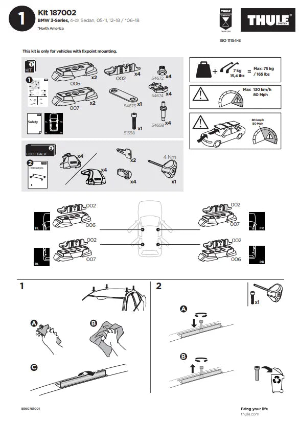 manual kit thule 187002