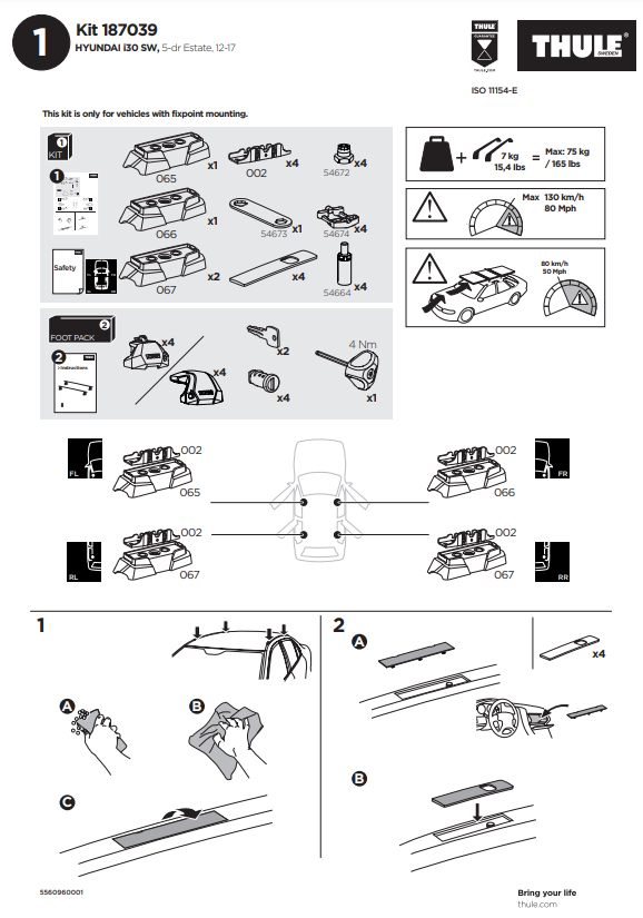 manual kit thule 1870039