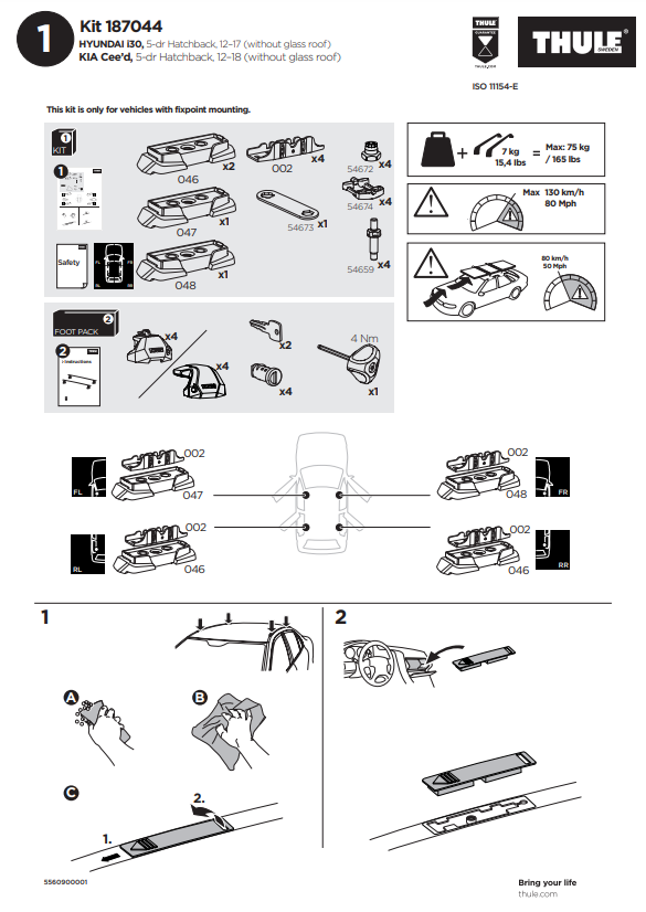 manual kit thule 1870044 1