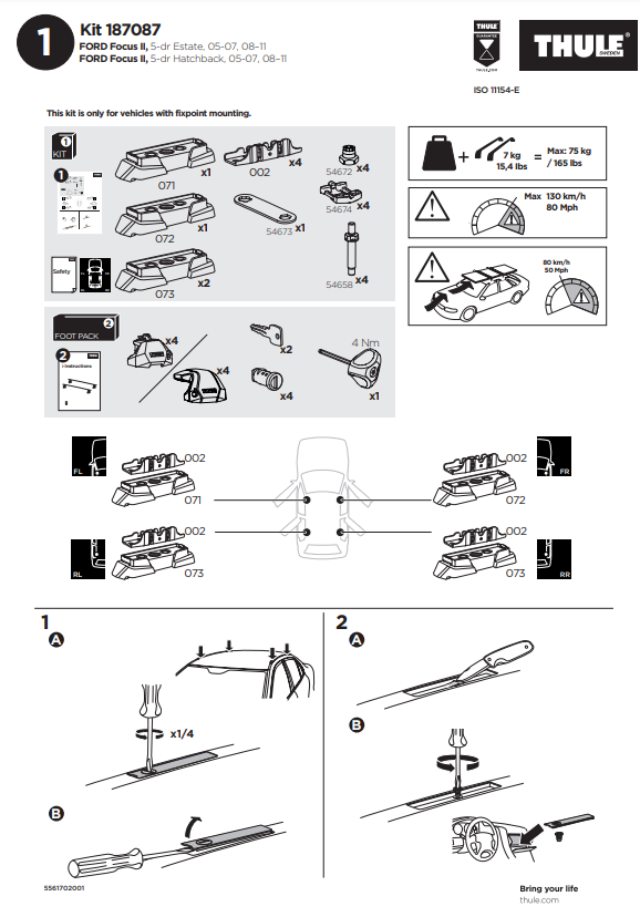 manual kit thule 187087 1