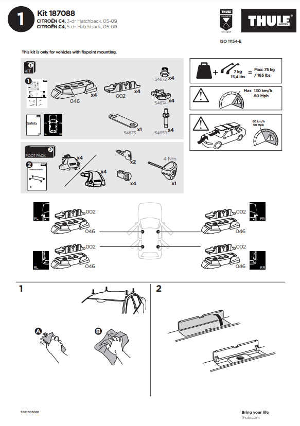 manual kit thule 187088 1