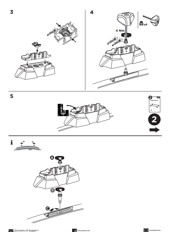 manual kit thule 187090 2 1