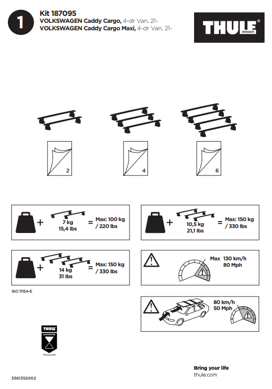 manual kit thule 187095 1