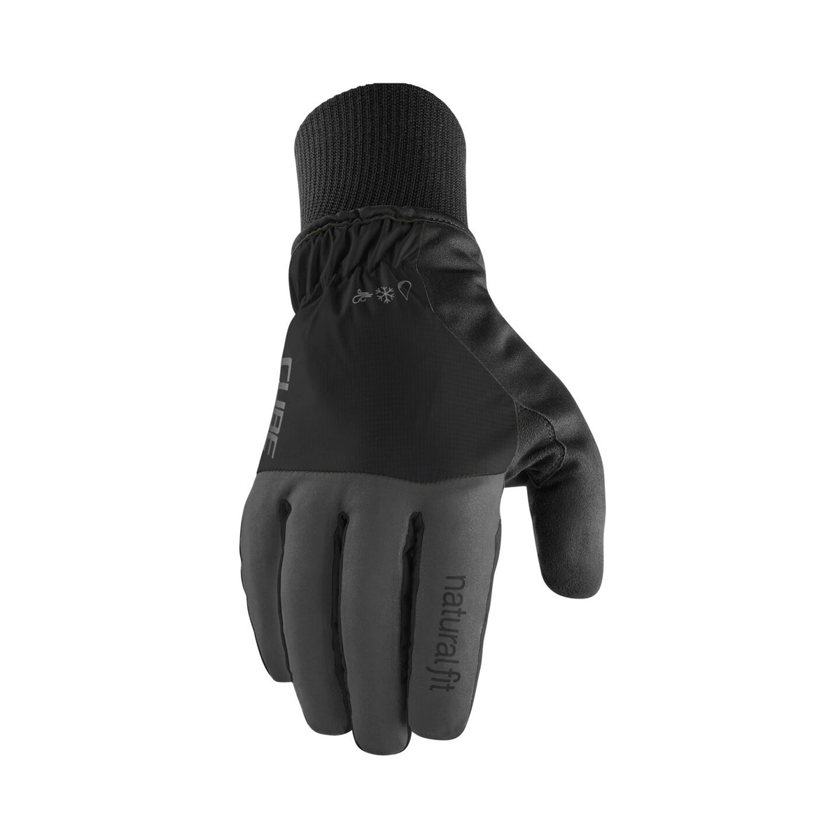 Manusi CUBE Gloves Winter Long Finger x NF Black