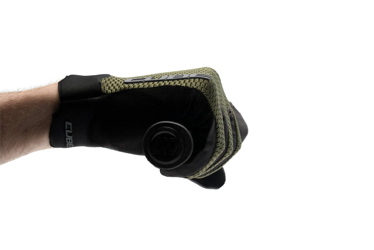 Manusi CUBE Gravity Long Finger TM Green/Grey