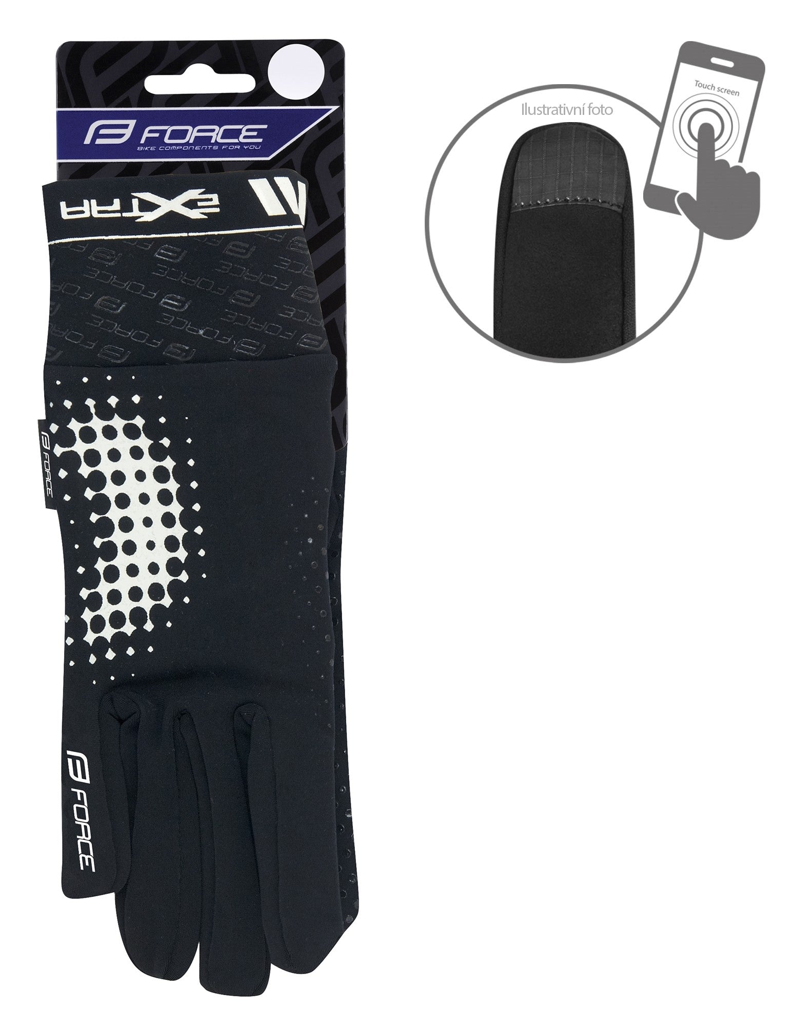 Manusi Force Extra primavara/toamna negre M