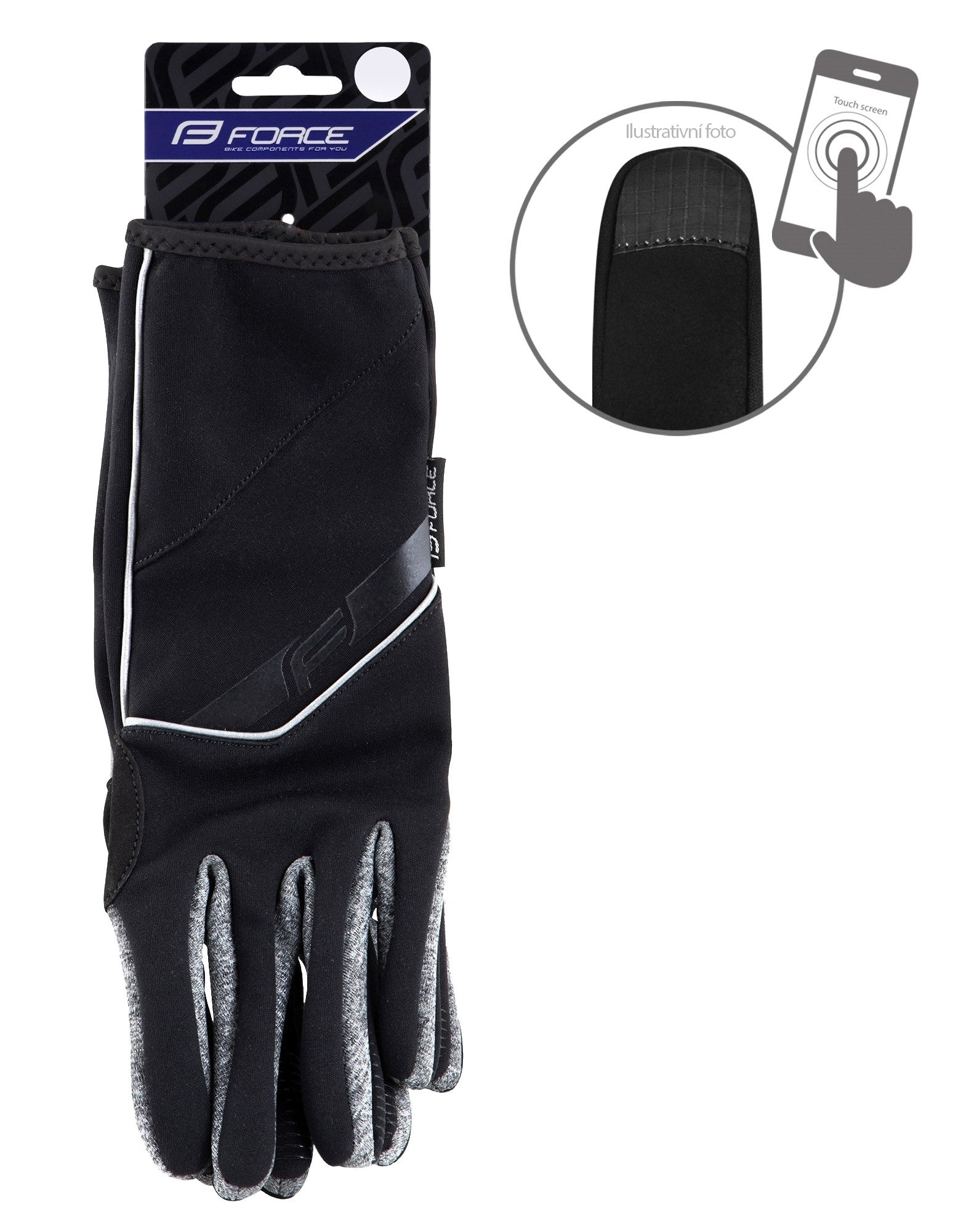 Manusi Force Gale Softshell Primavara-Toamna Black S