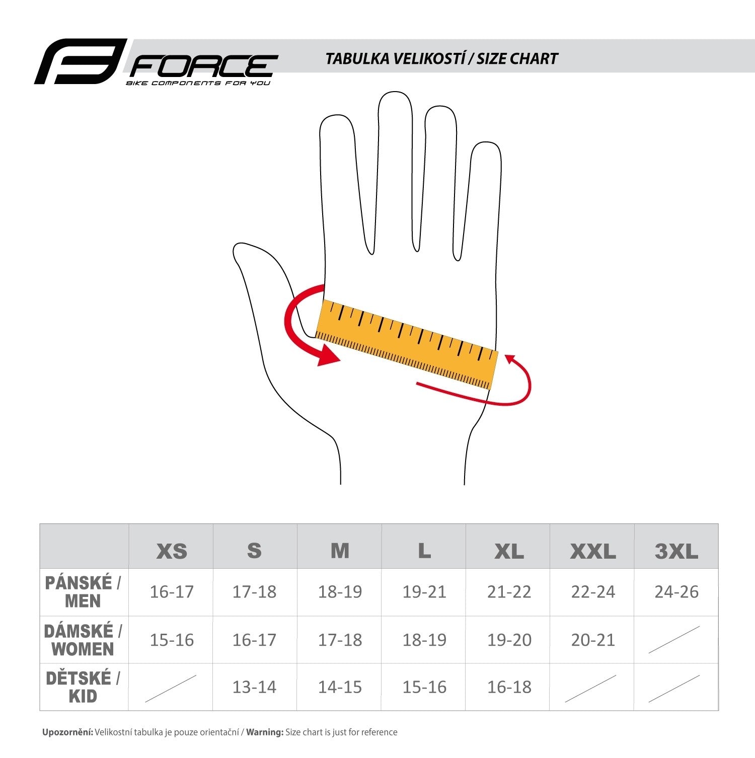 Manusi Force MTB Core, fluo-verde XXL