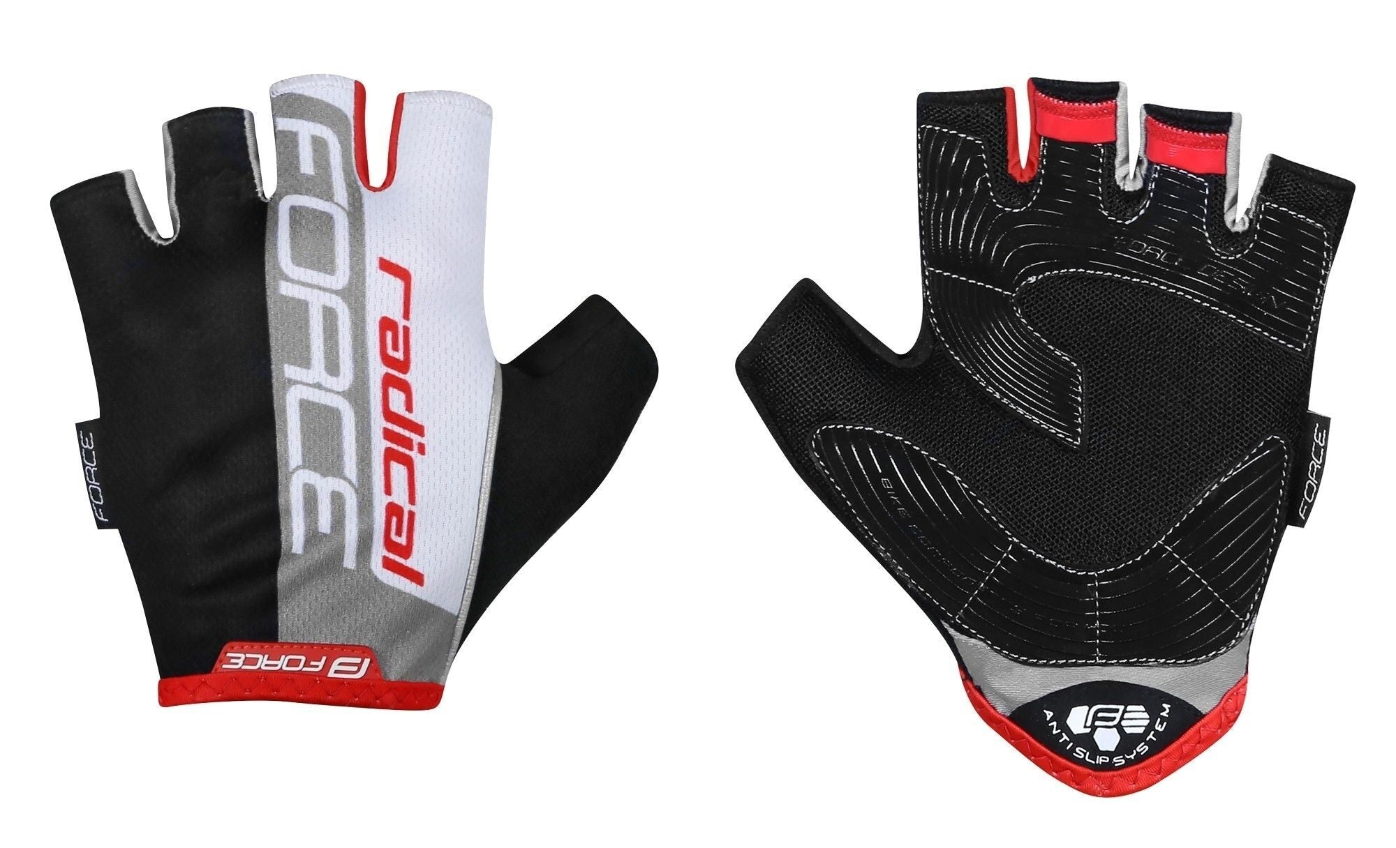 manusi force radical negru alb rosu xl
