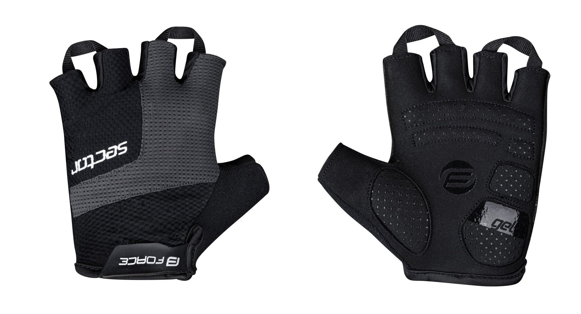 manusi force sector gel black grey l