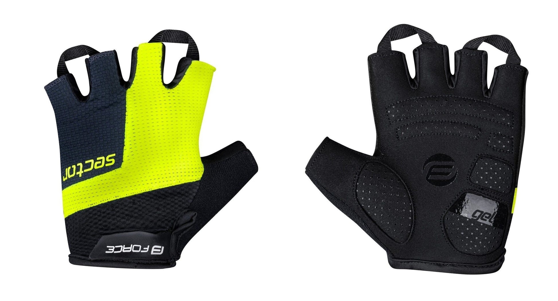 manusi force sector gel negru fluo m