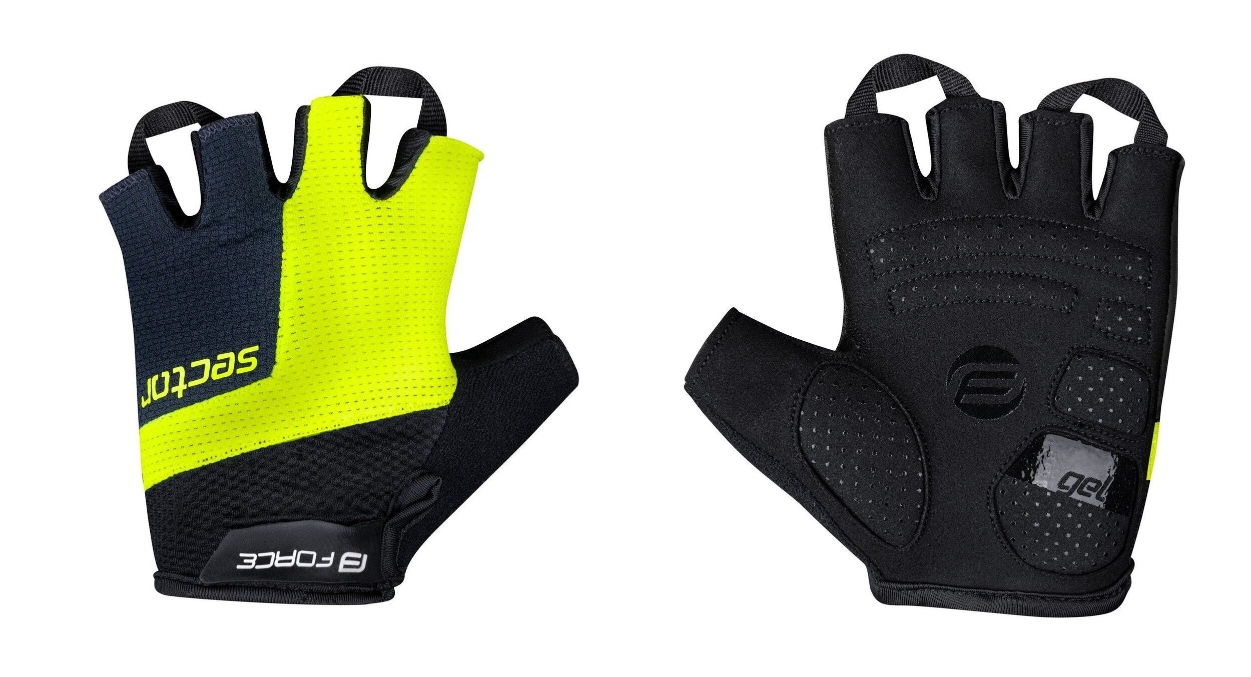 manusi force sector gel negru fluo m