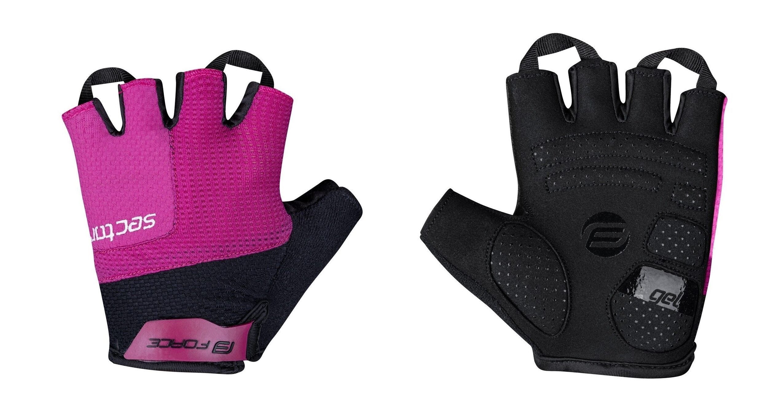 manusi force sector lady gel negru roz xl