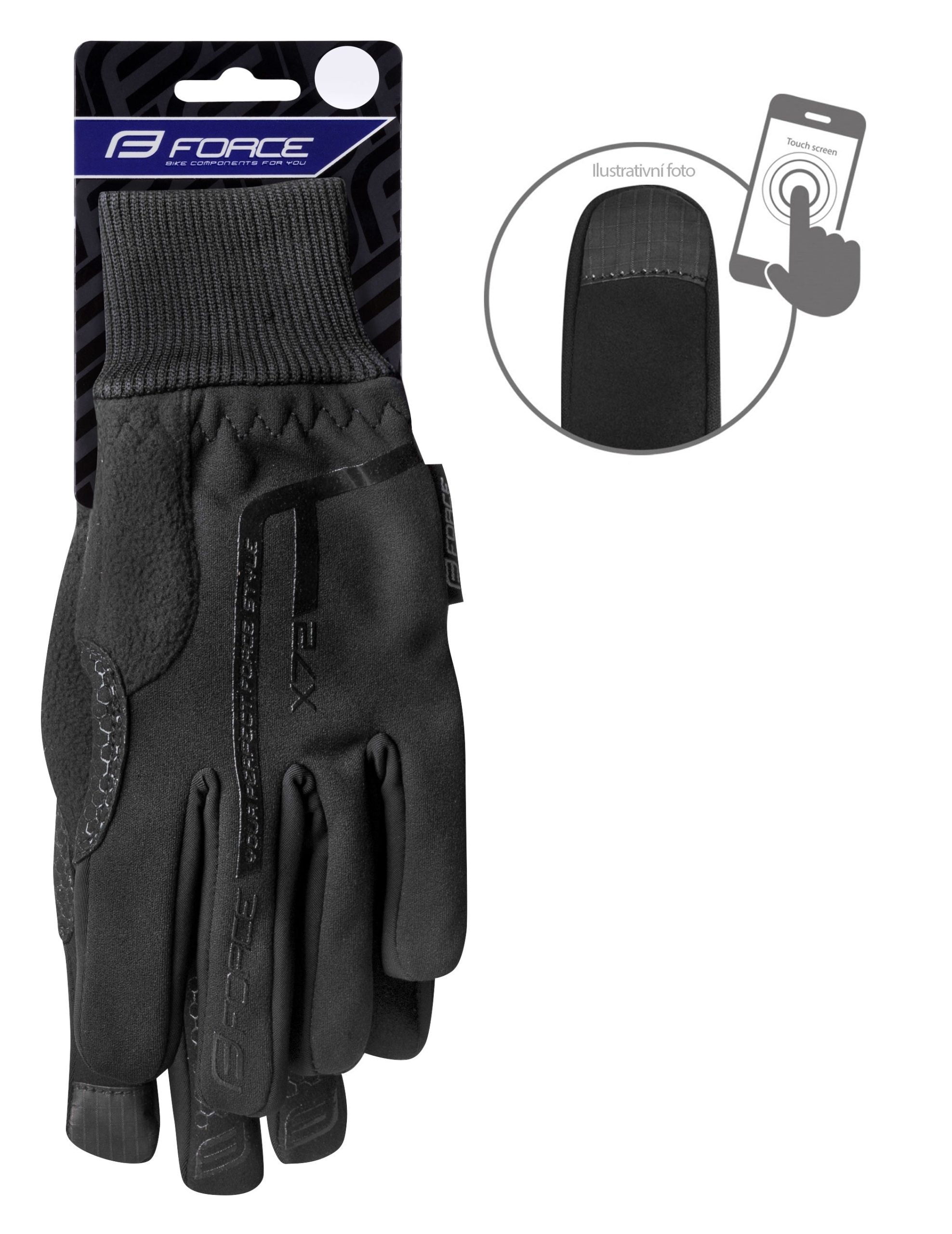 Manusi iarna Copii Force X72 Negru S