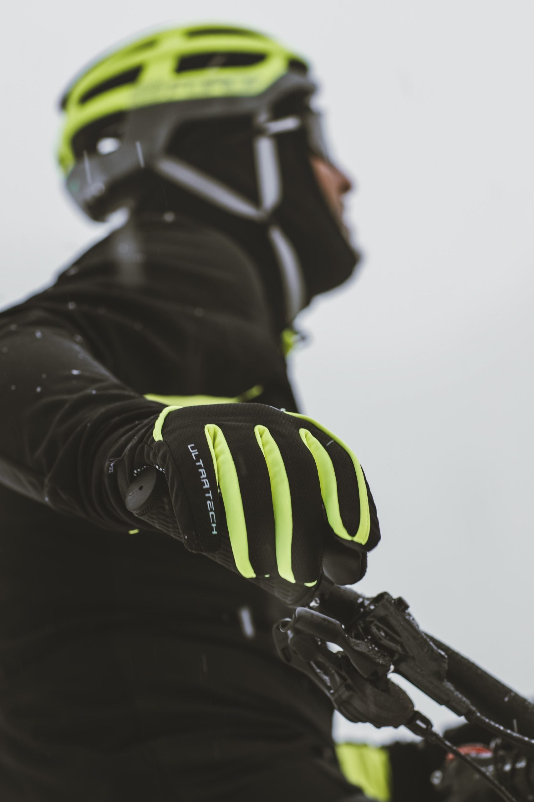 Manusi iarna Force Ultra Tech negru/fluo M