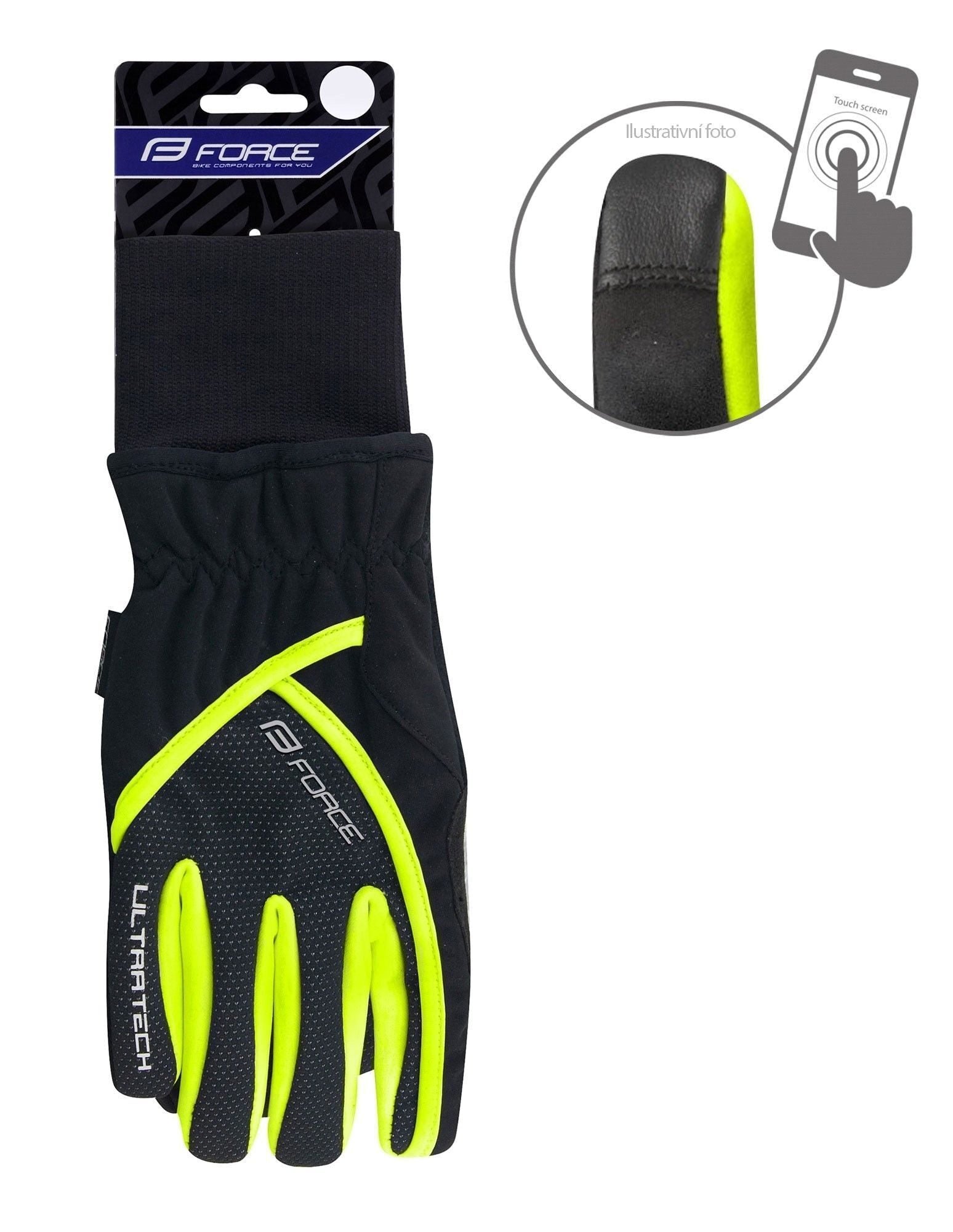 manusi iarna force ultra tech negru fluo xxl 1