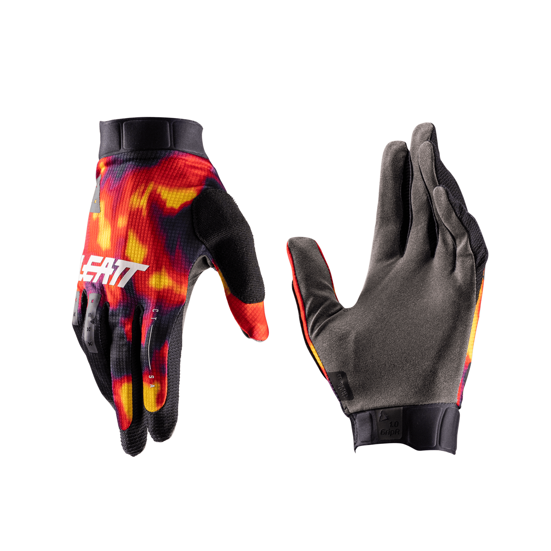 Manusi Leatt MTB 1.0 GripR Heatmap Red S