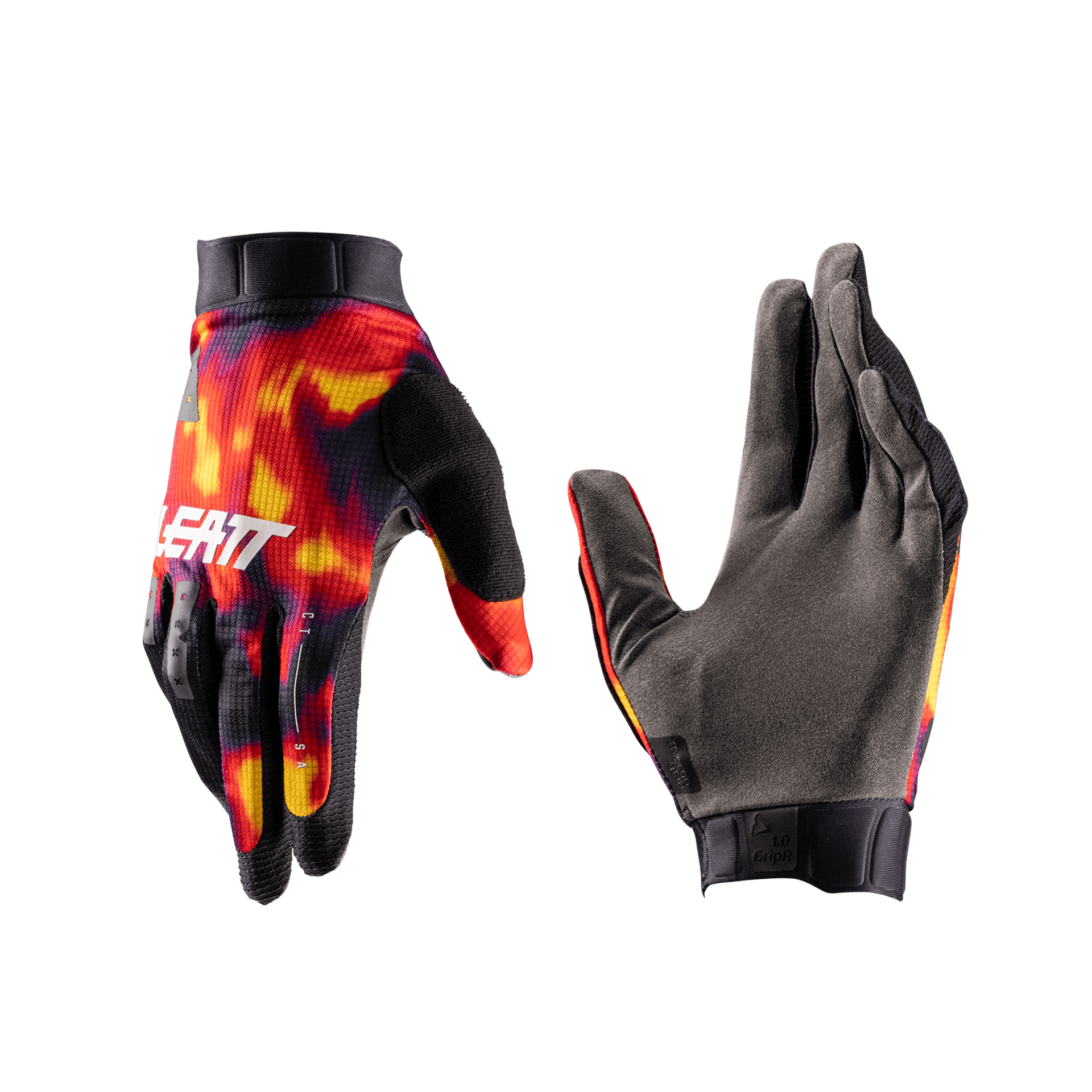 Manusi Leatt MTB 1.0 GripR Heatmap Red XL