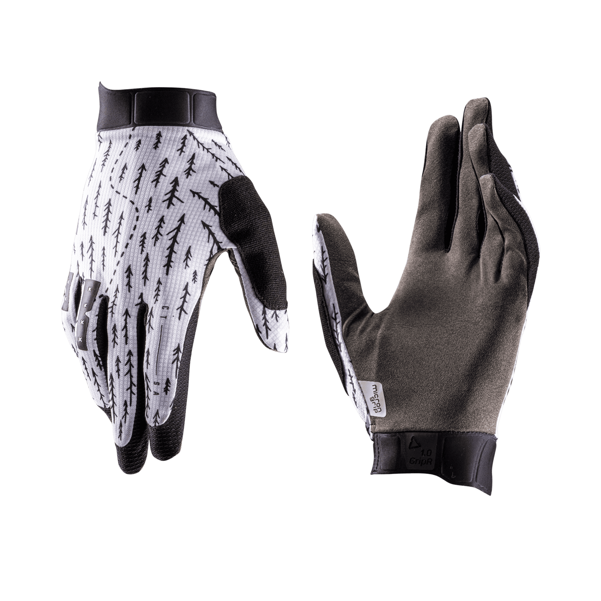 Manusi Leatt MTB 1.0 GripR Trails White L