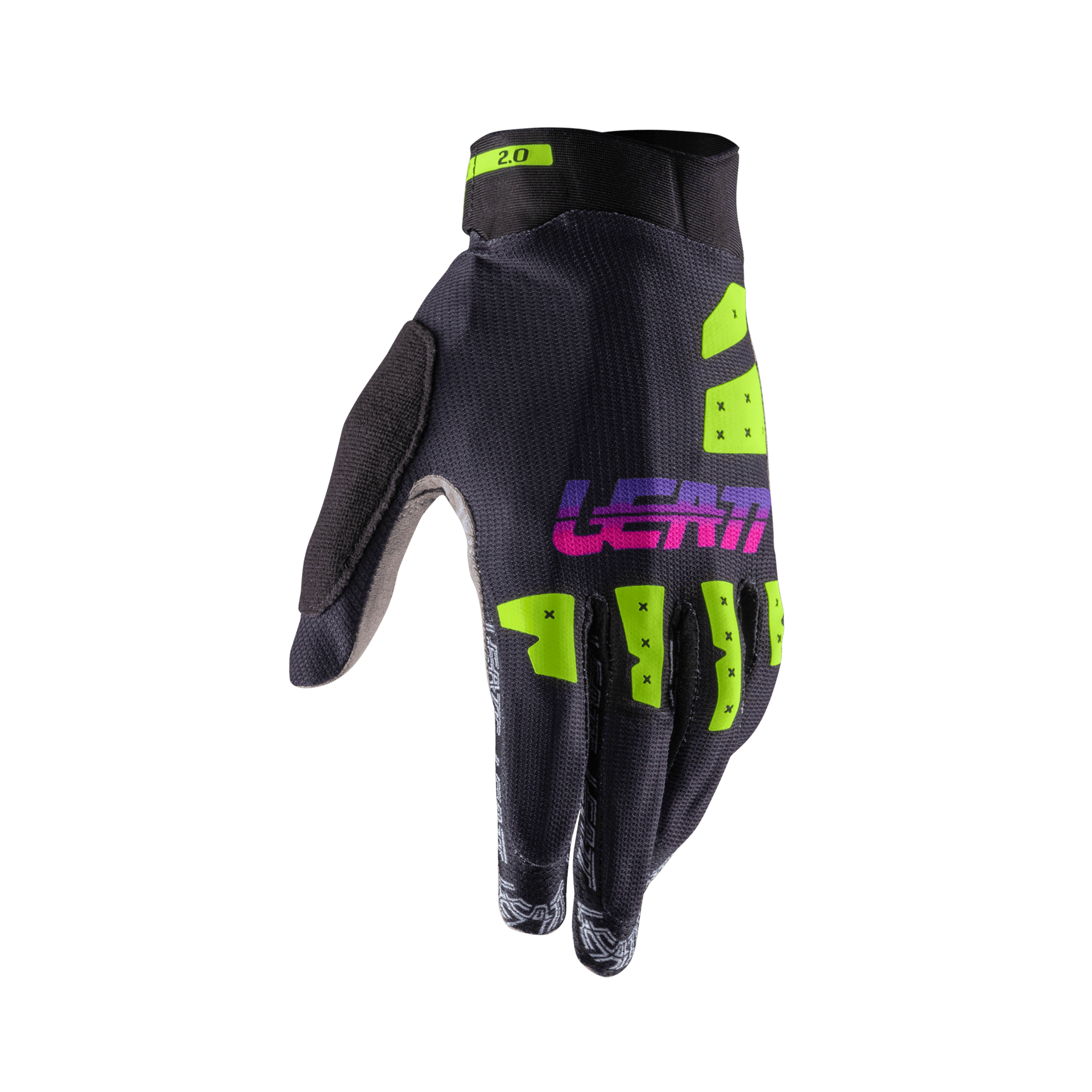 Manusi Leatt MTB 2.0 X-Flow Neon Black L