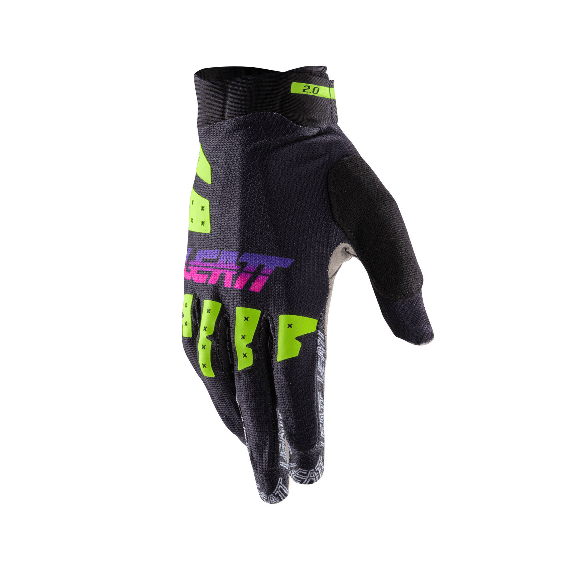 Manusi Leatt MTB 2.0 X-Flow Neon Black L