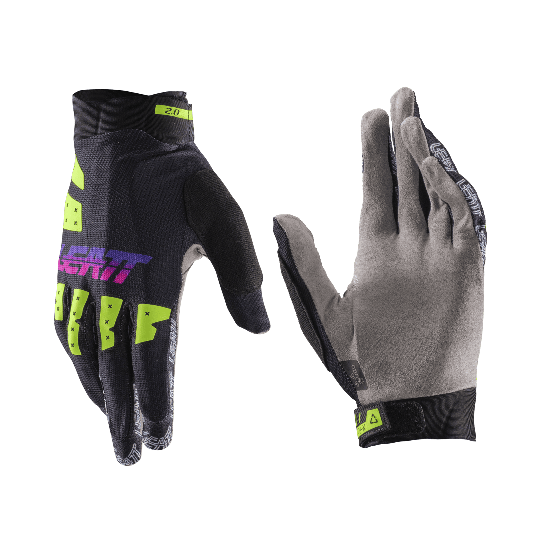 Manusi Leatt MTB 2.0 X-Flow Neon Black S