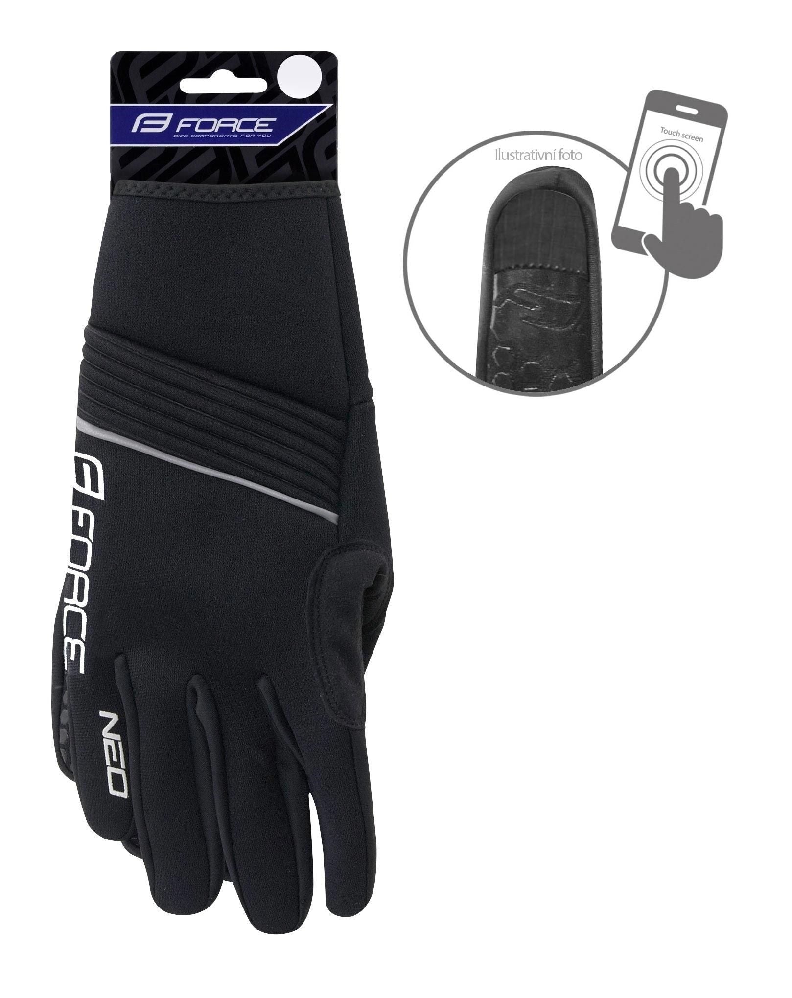 manusi neopren iarna force neo negre xxl 1