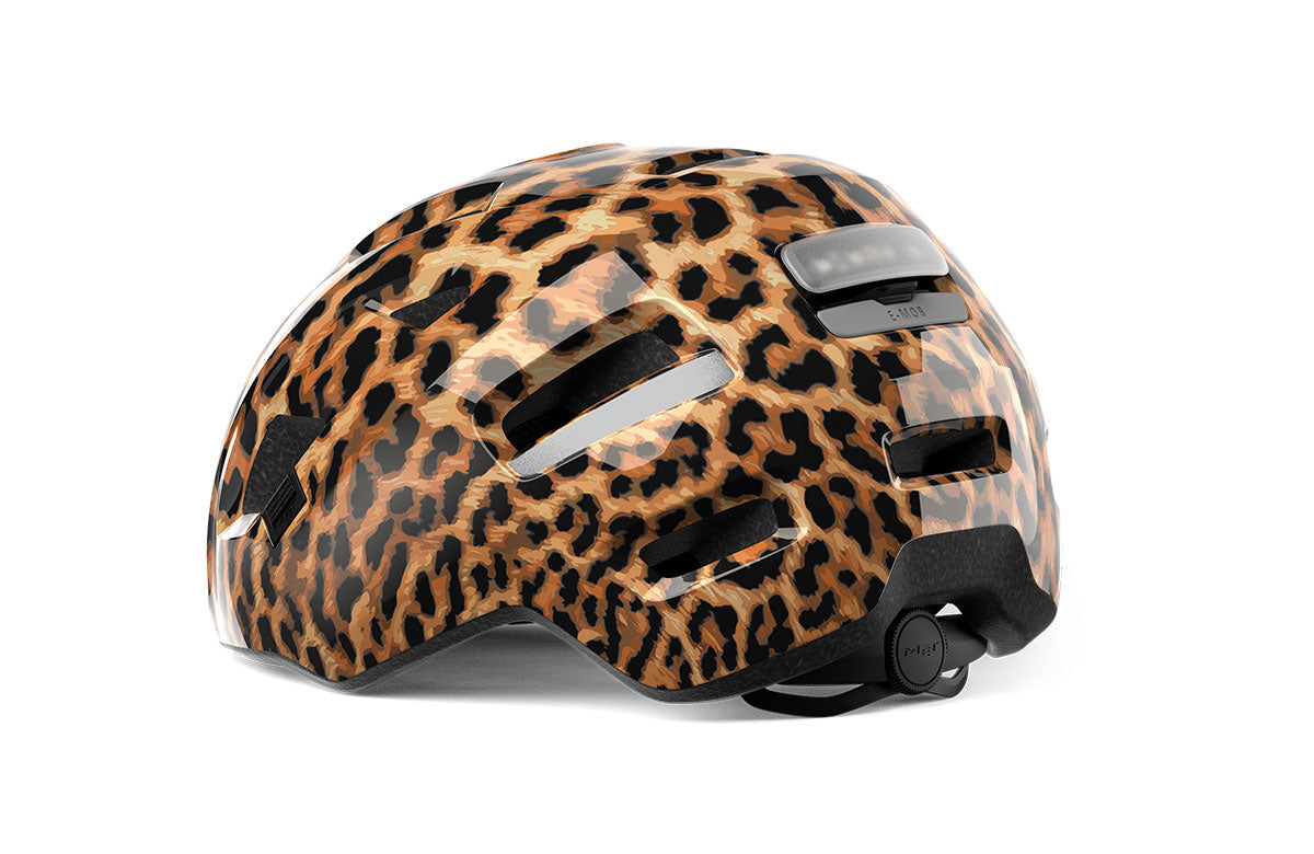 MET - Leopard Glossy - back