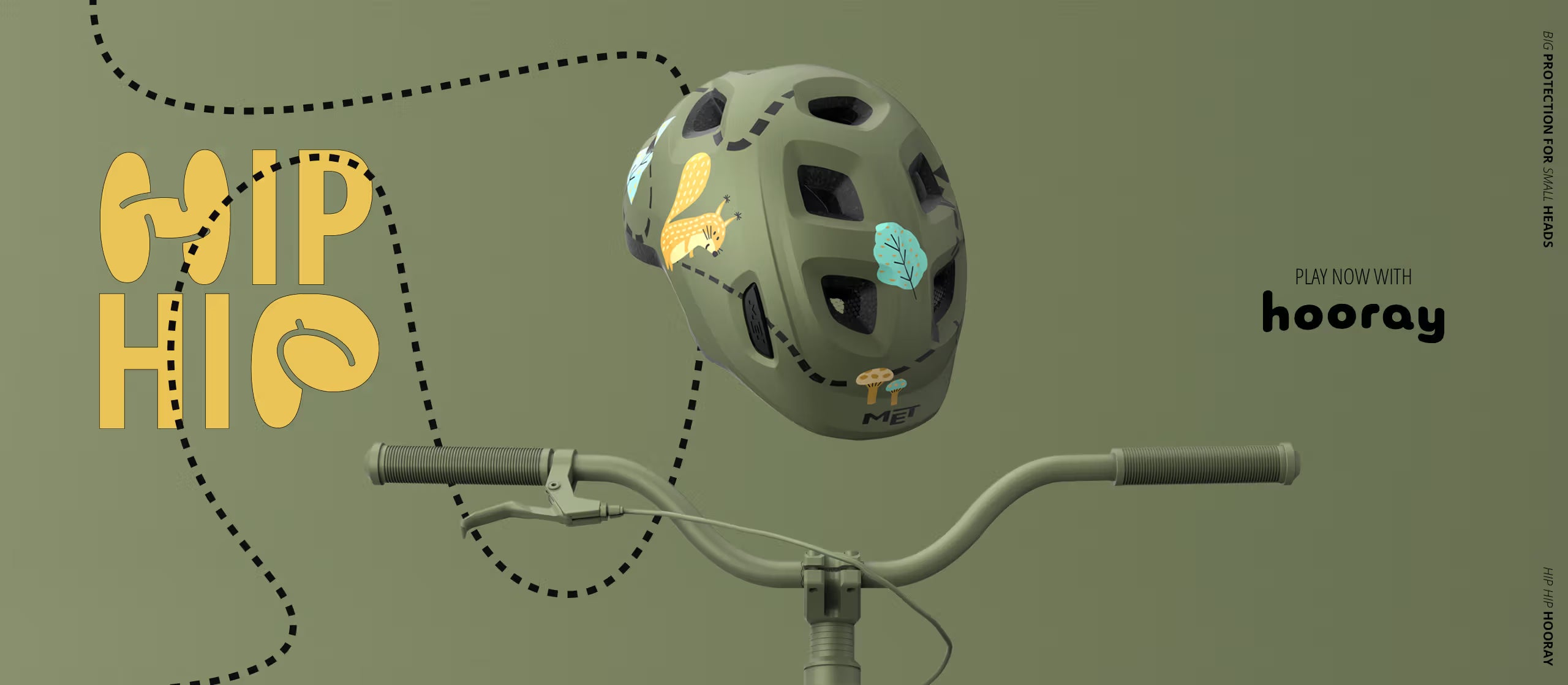 Casca bicicleta COPII MET Hooray