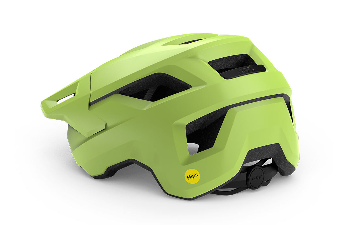 MET - Ultra Lime Matt - back