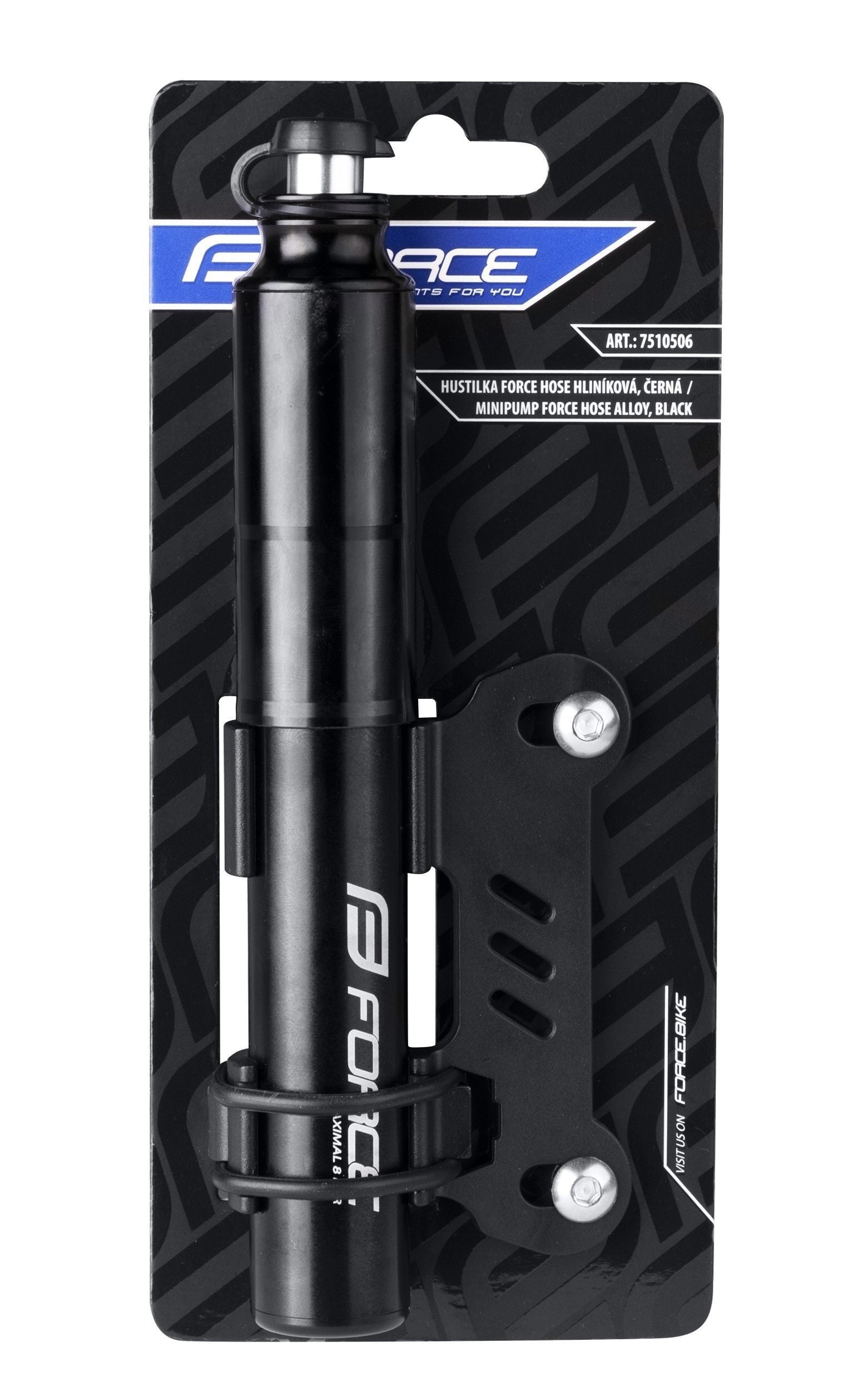 minipompa force hose aliaj negru 1