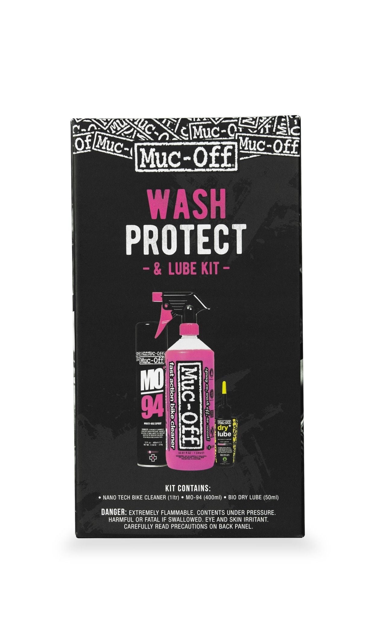 muc off wash protect and lube kit dry lube version