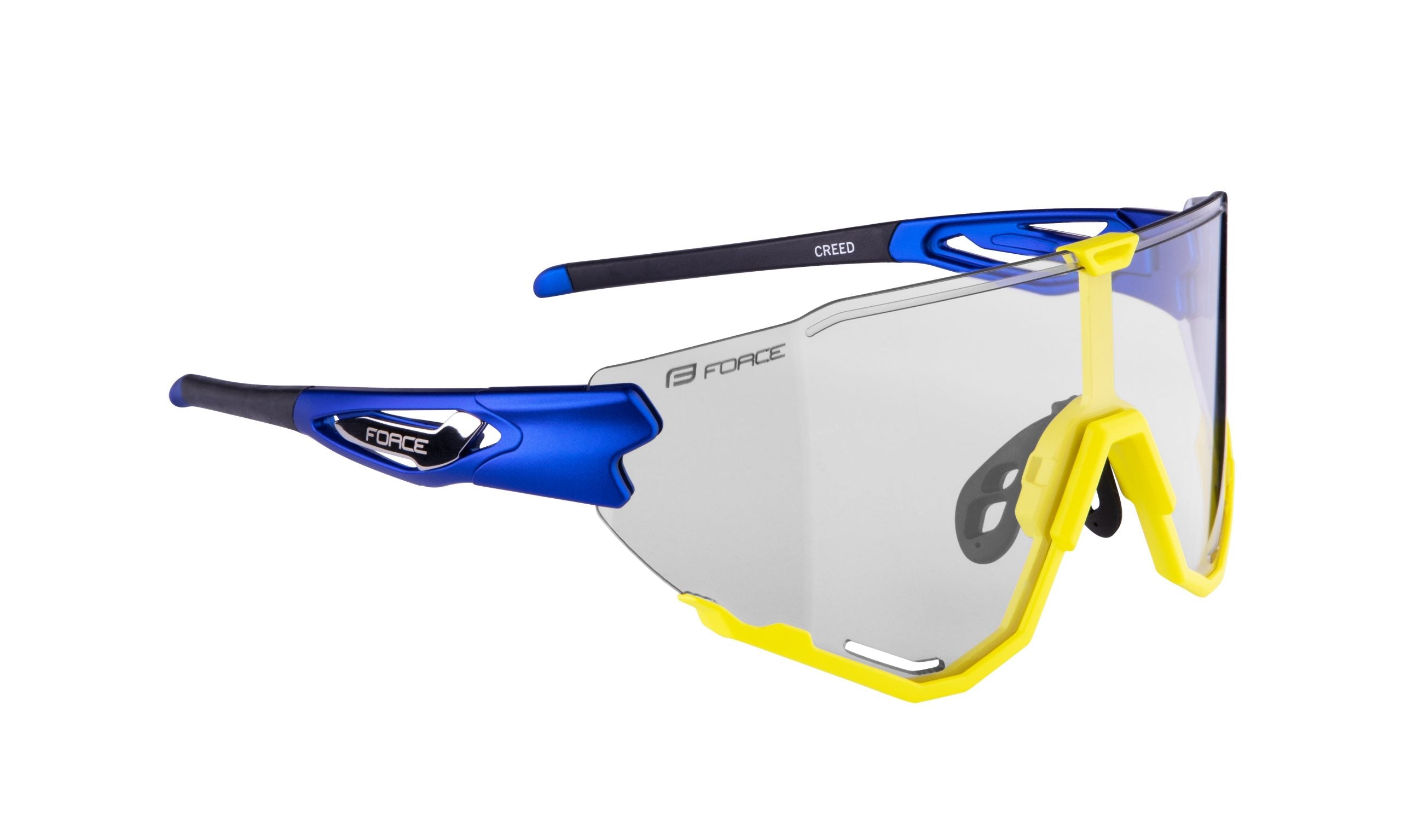 Ochelari Force Creed, lentila fotocromata, albastru/fluo