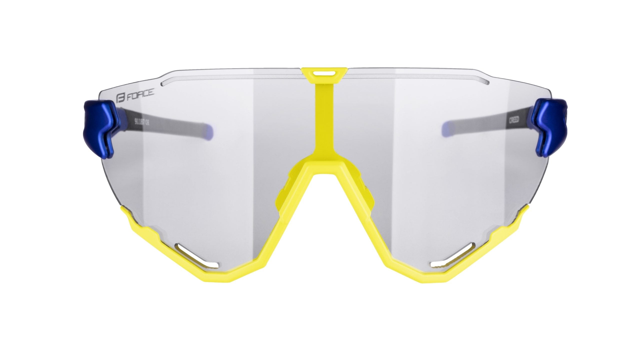 Ochelari Force Creed, lentila fotocromata, albastru/fluo