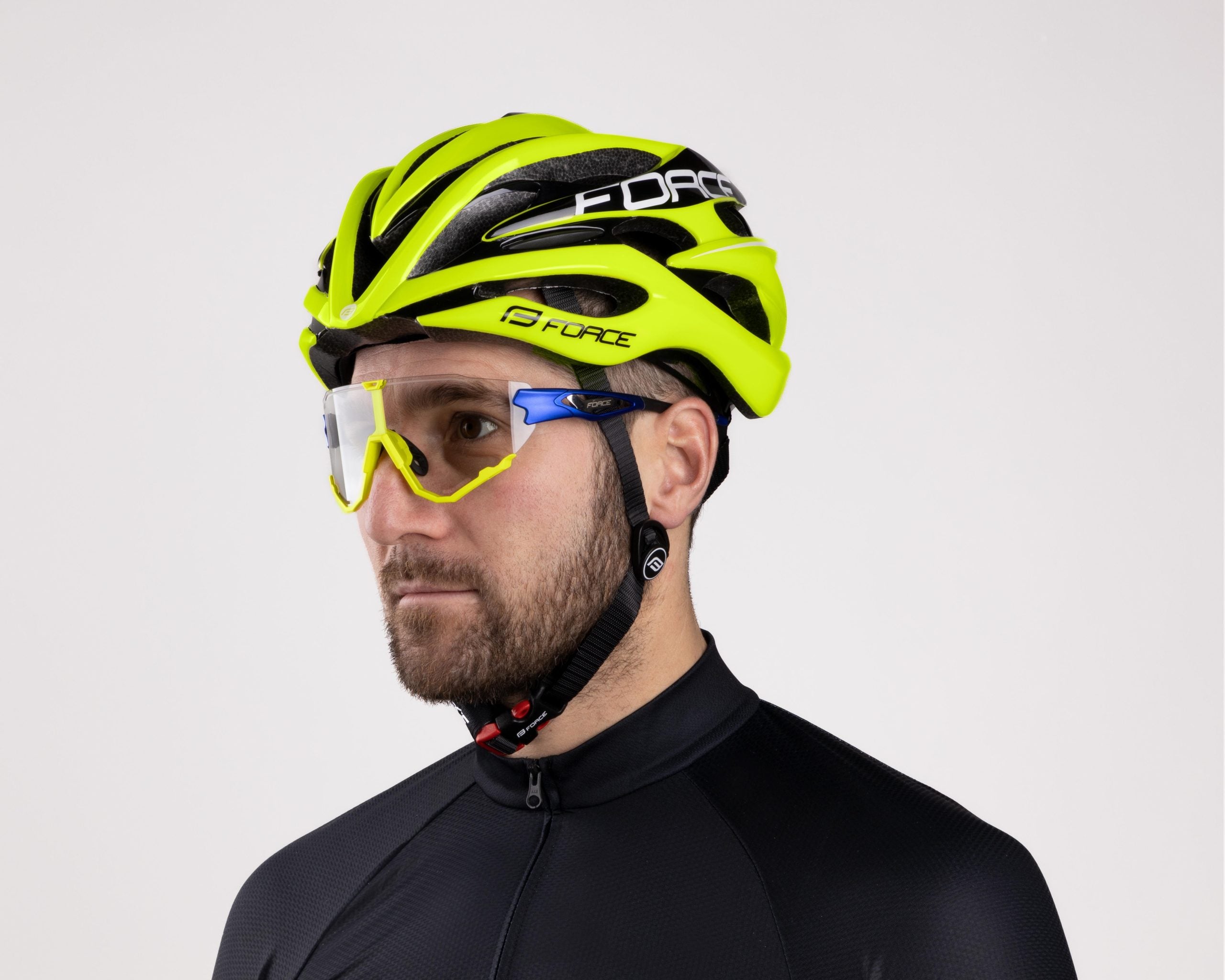 Ochelari Force Creed, lentila fotocromata, albastru/fluo