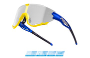 Ochelari Force Creed, lentila fotocromata, albastru/fluo