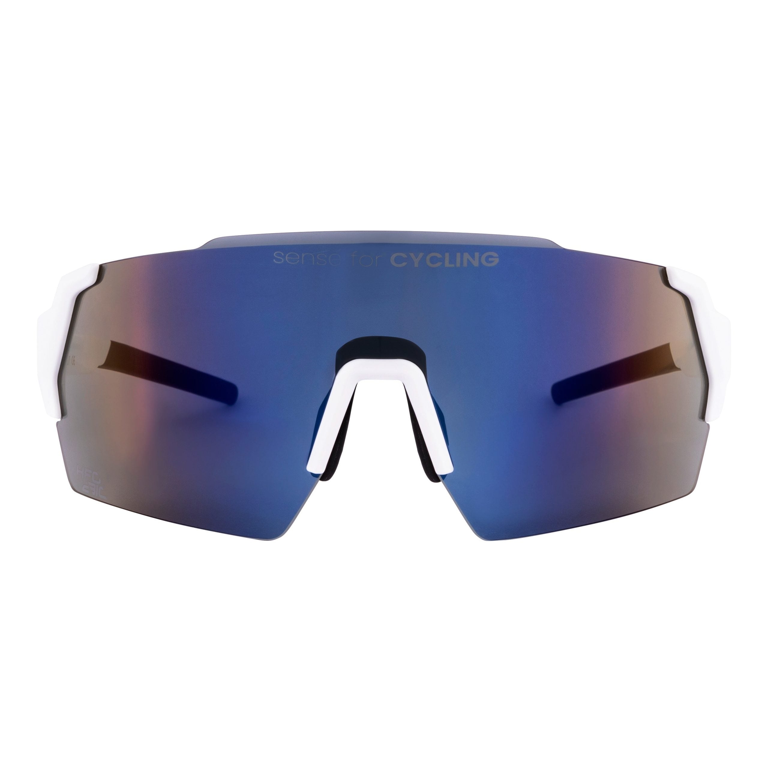 Ochelari Force Electra Albi, lentile albastre