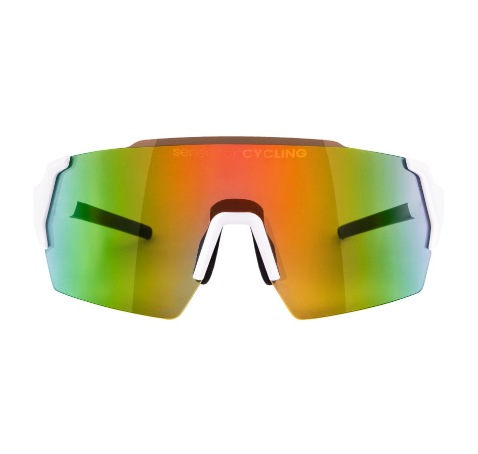 Ochelari Force Electra Albi, lentile rosu-revo
