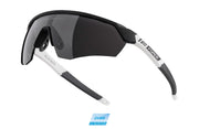 Ochelari Force Enigma, lentila neagra, negru/alb mat