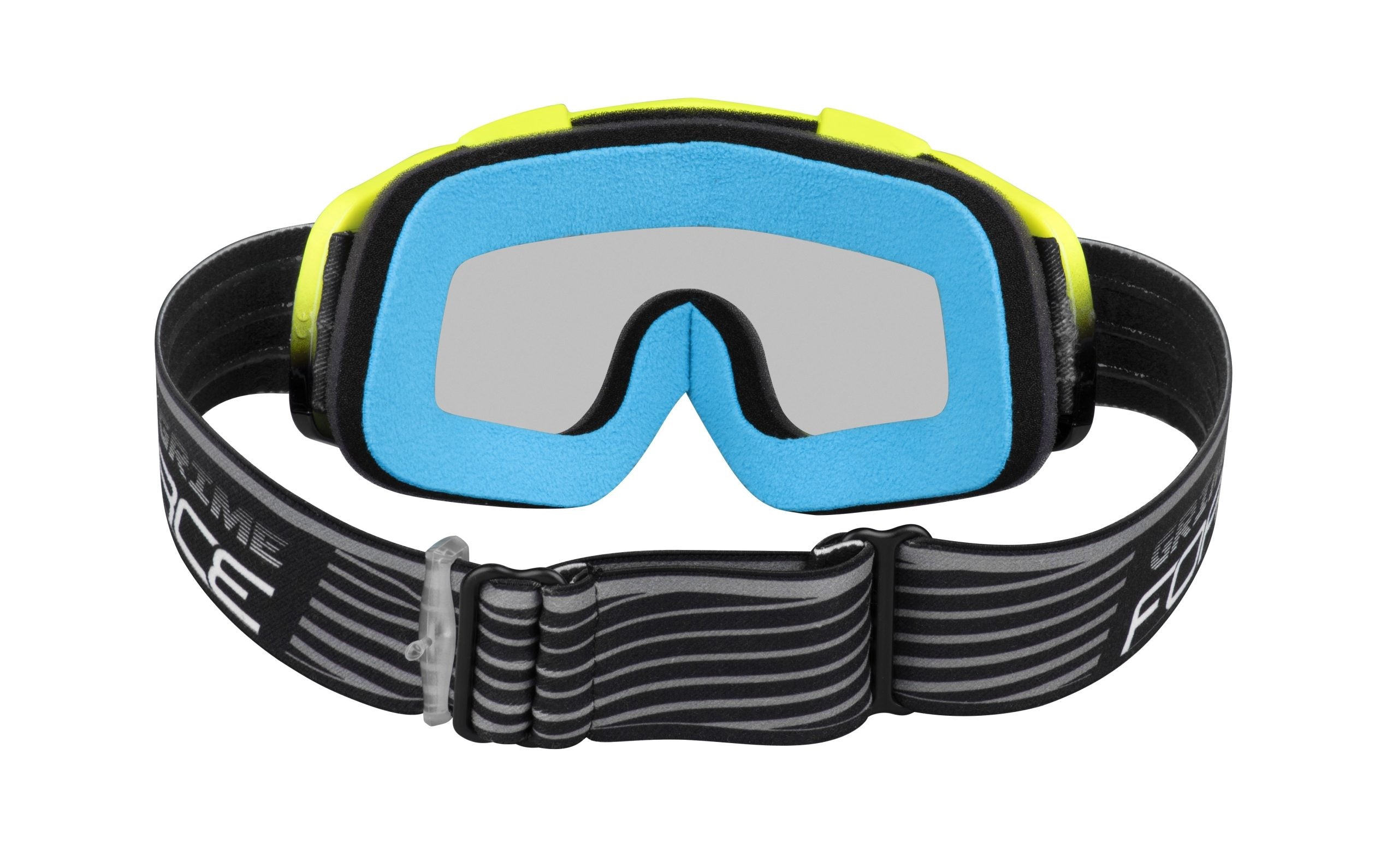 Ochelari Force GRIME negru-fluo lentile transparente + 10 tear offs
