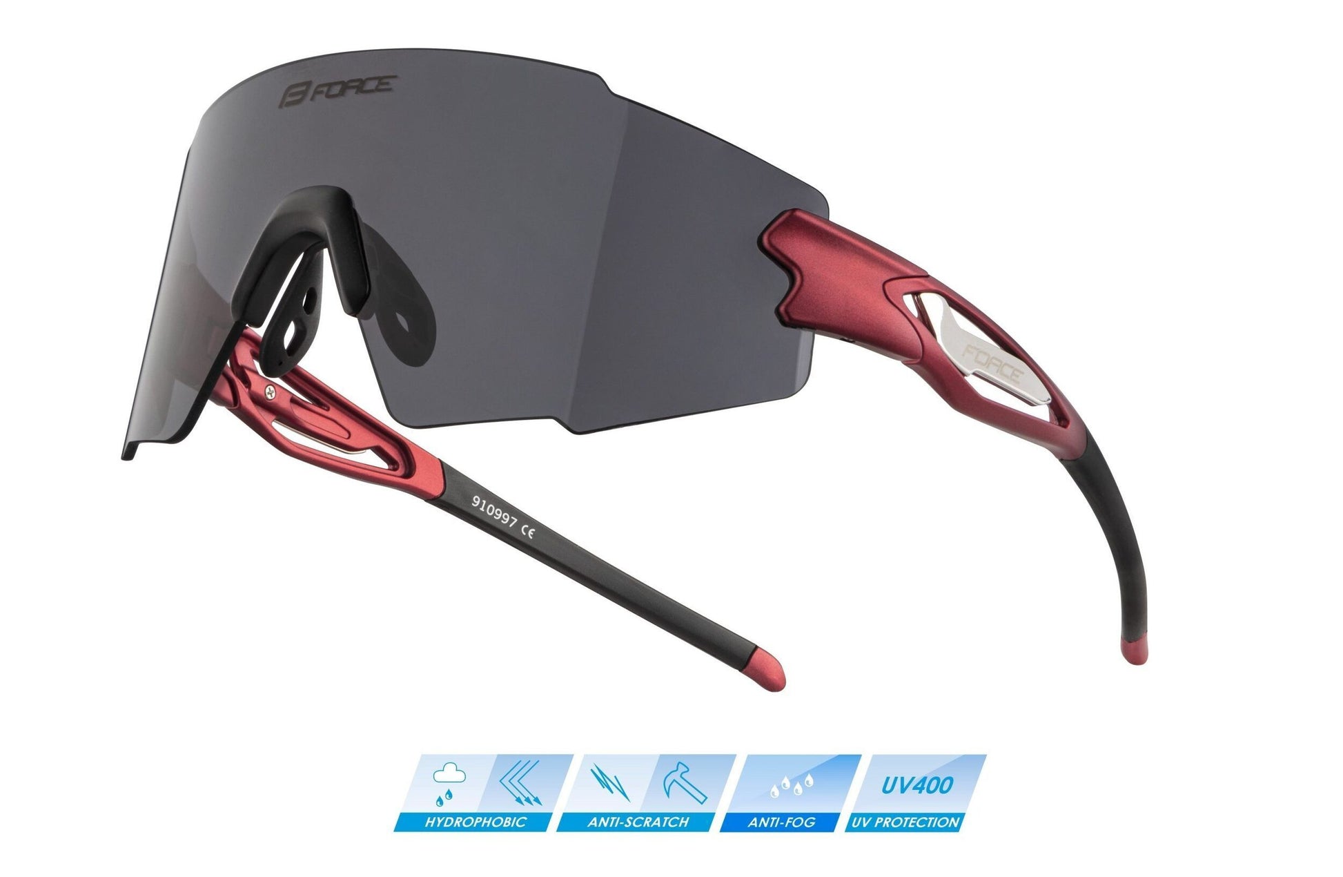ochelari force mantra rosii lentile negre scaled
