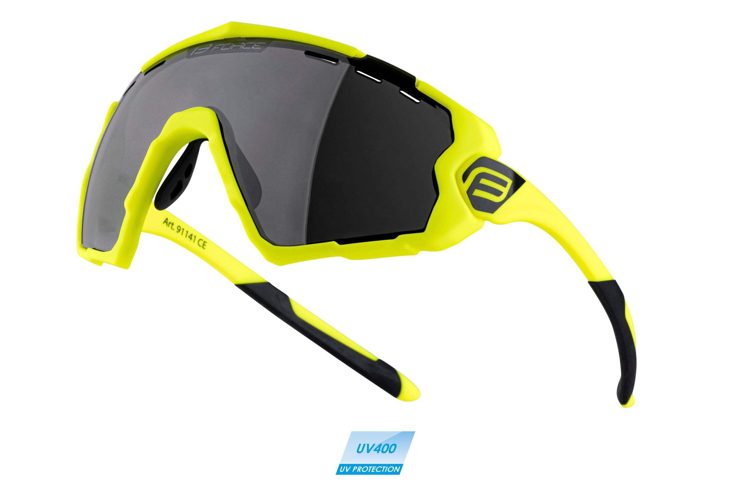 Ochelari Force Ombro, lentila negru laser, fluo mat