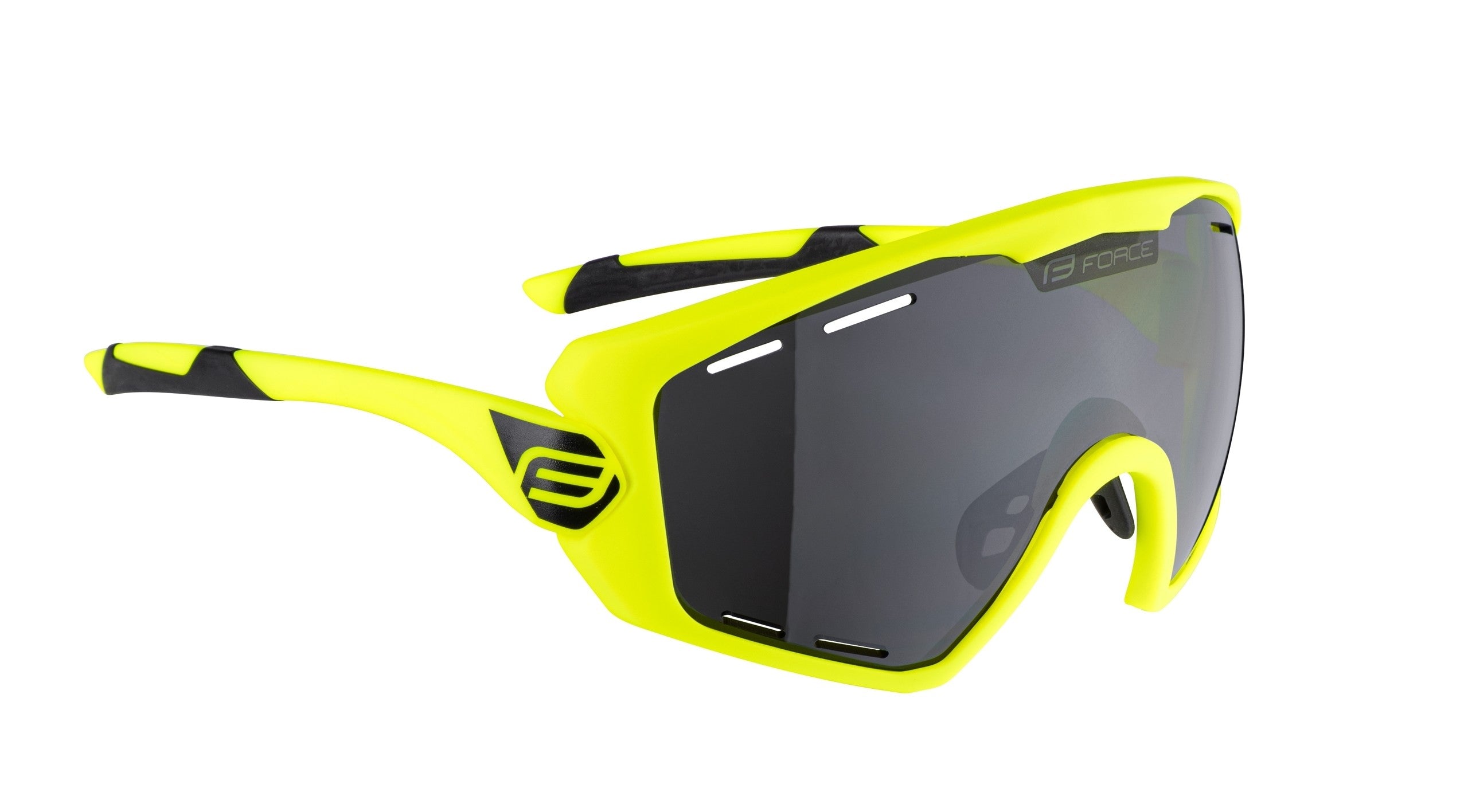 Ochelari Force Ombro Plus, lentila negru laser, fluo mat