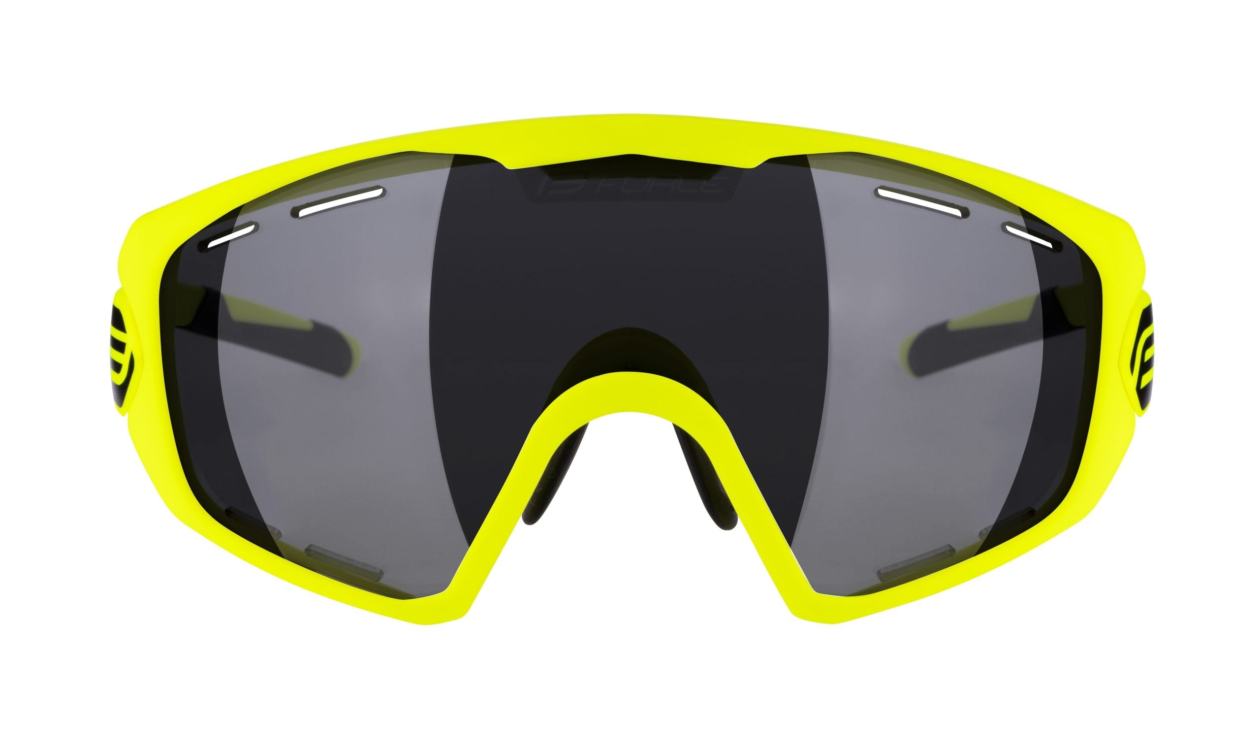 Ochelari Force Ombro Plus, lentila negru laser, fluo mat