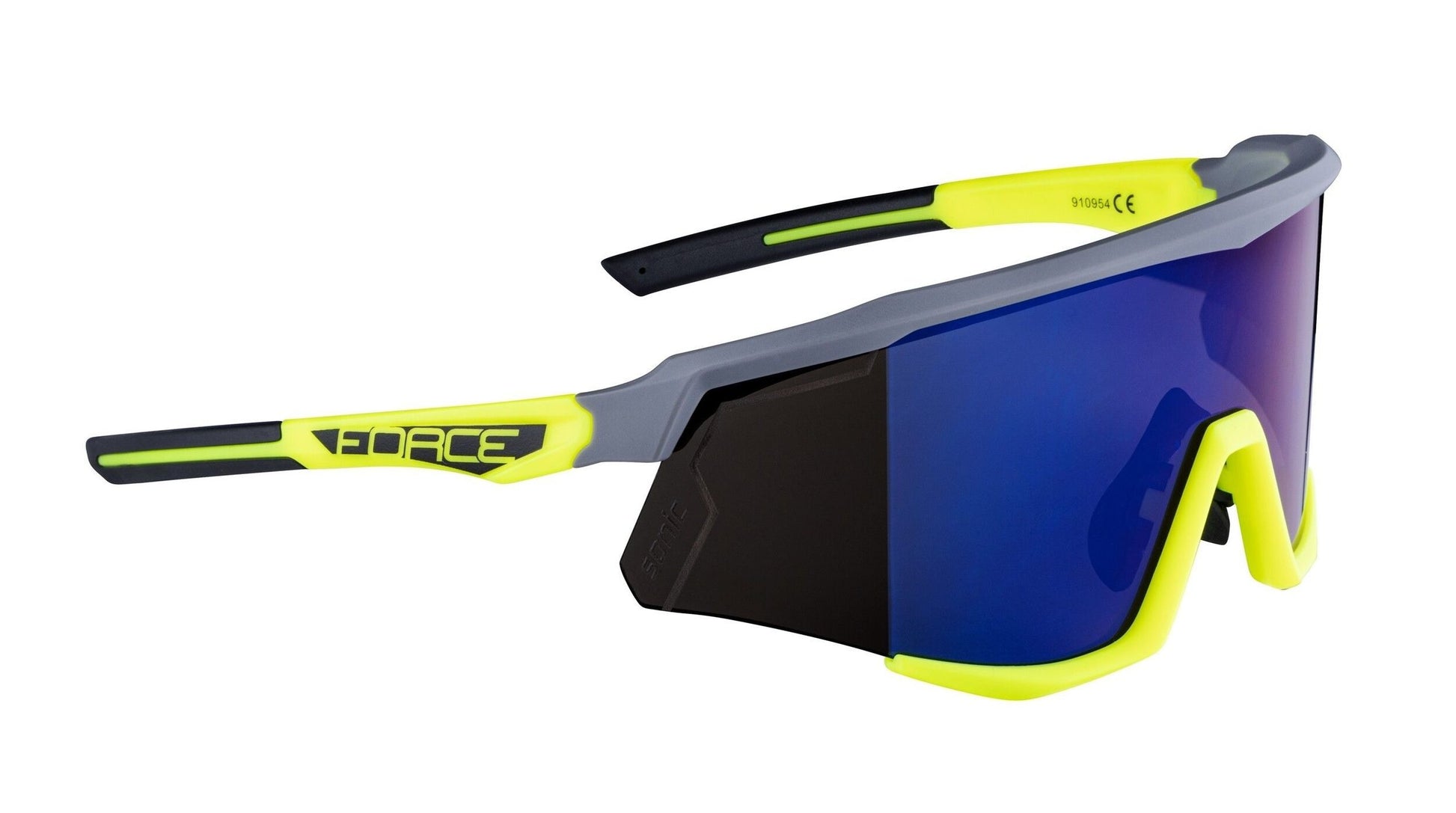 ochelari force sonic lentila albastra oglinda gri fluo 2