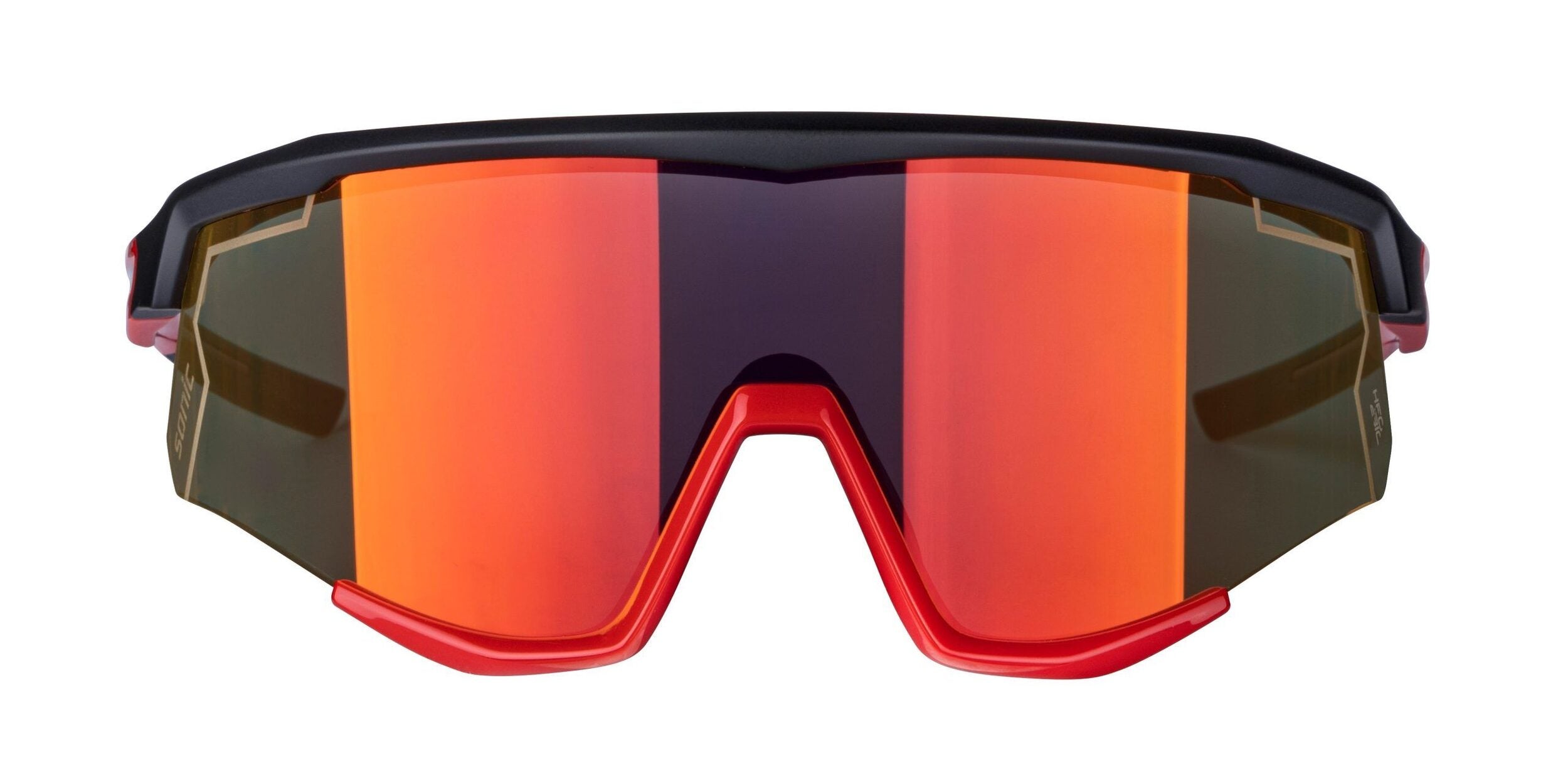 ochelari force sonic lentila rosie oglinda negru rosu 3 scaled