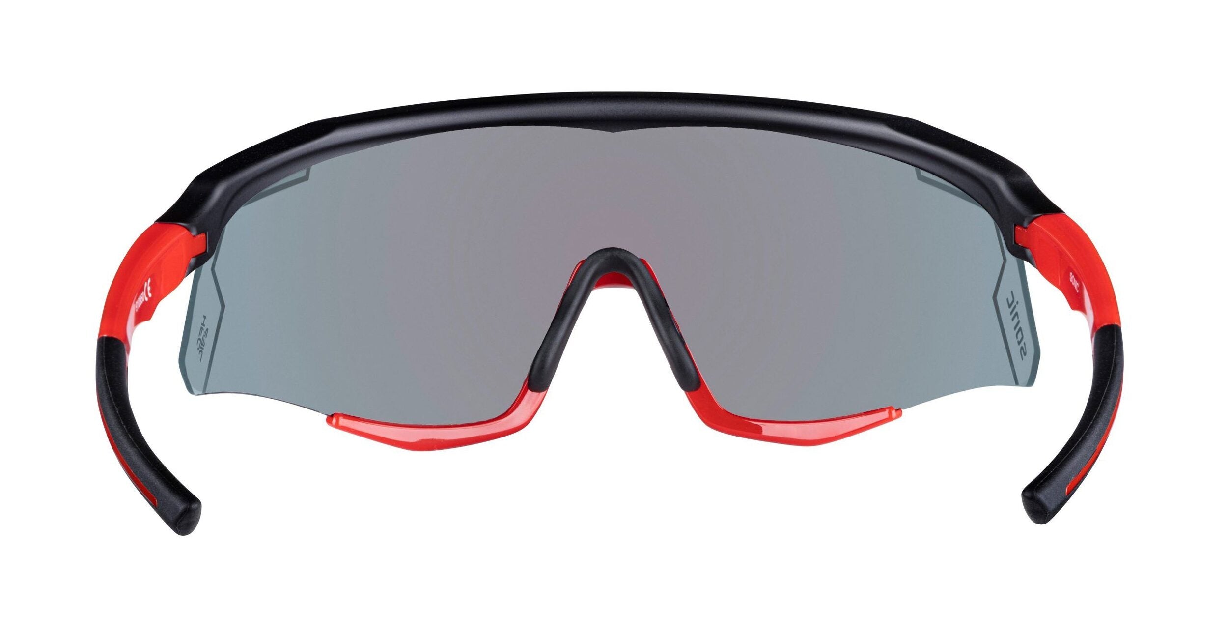 ochelari force sonic lentila rosie oglinda negru rosu 4 scaled