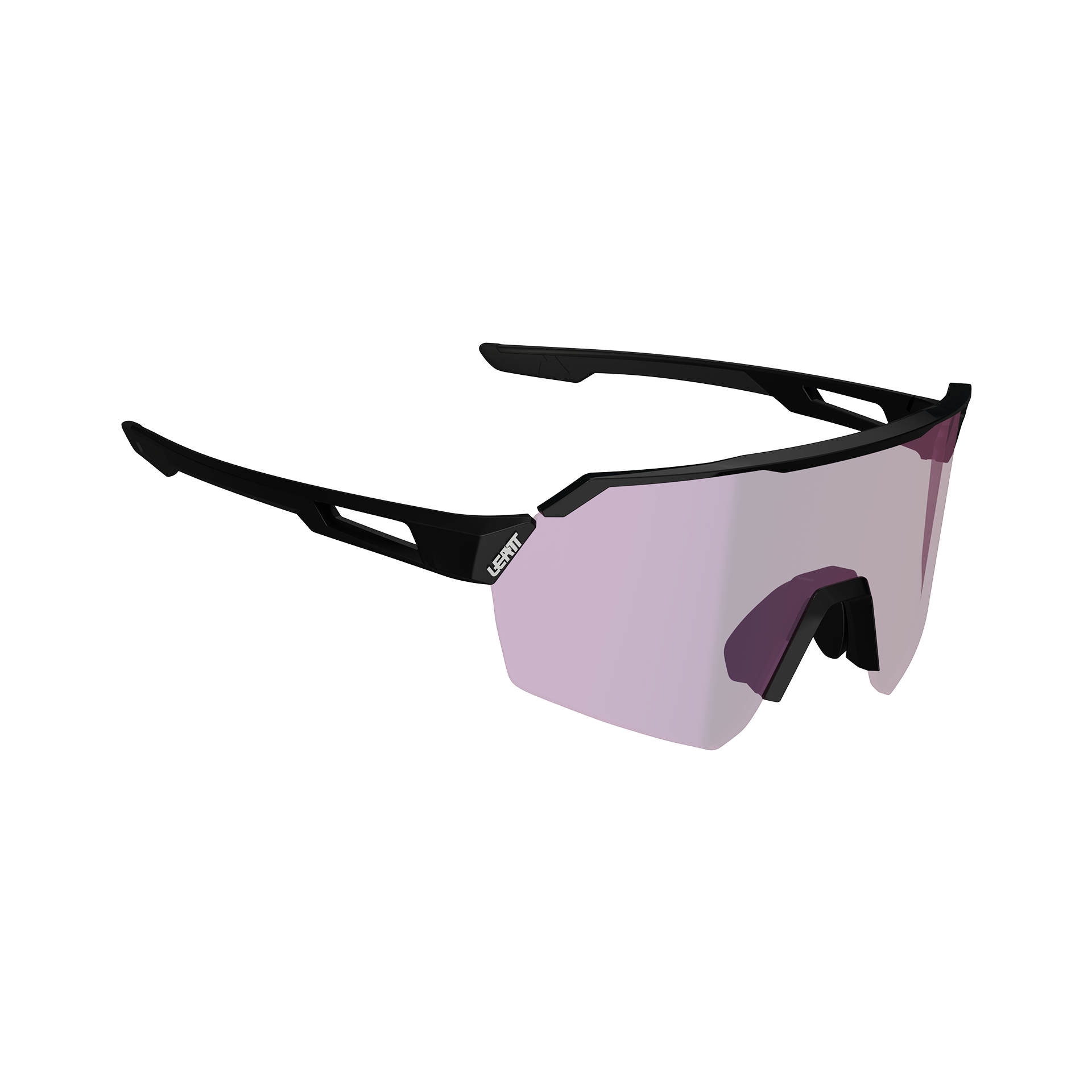 Ochelari Leatt RideViz Lite Satin Black Iriz Cryztal Purple 30 VLT
