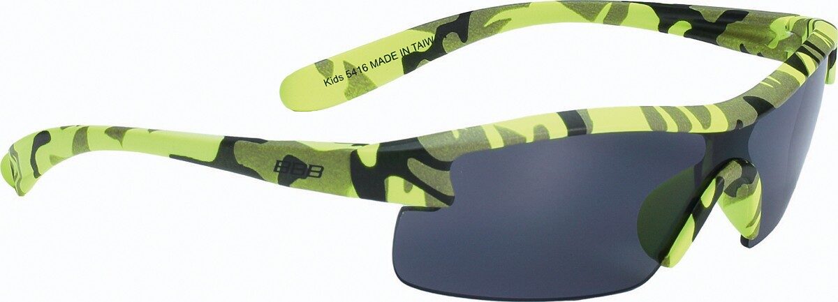 ochelari soare copii bbb bsg 54 camuflaj mat galben neon